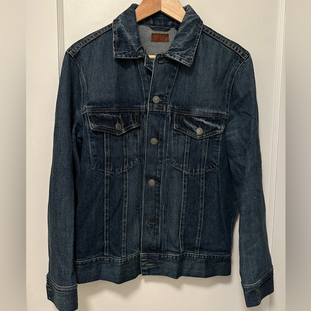 Mens J. Crew jeans jacket size small